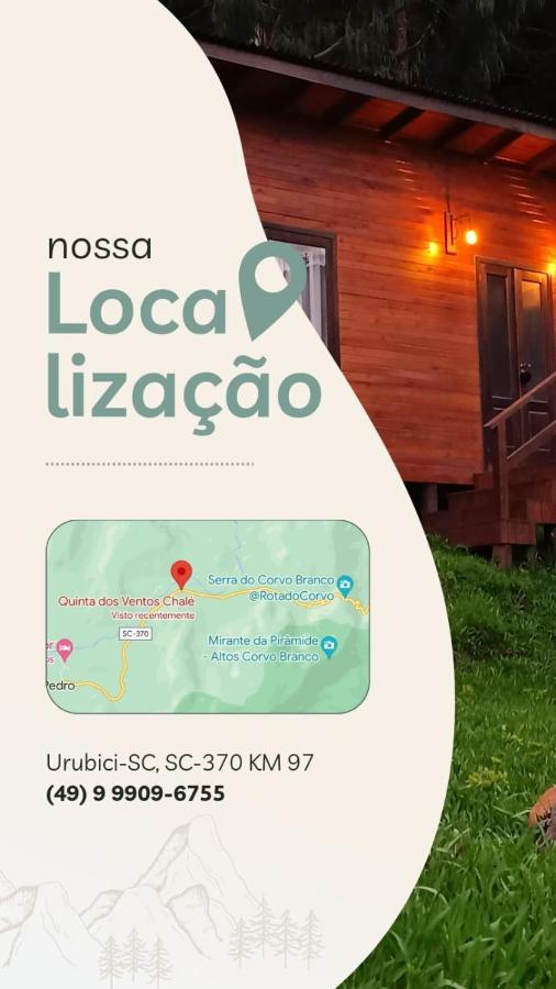 Quinta Dos Ventos Chale Villa Urubici Eksteriør billede